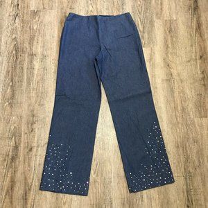 Maggy L. Women's Blue Denim Jeans ~ 100% Cotton